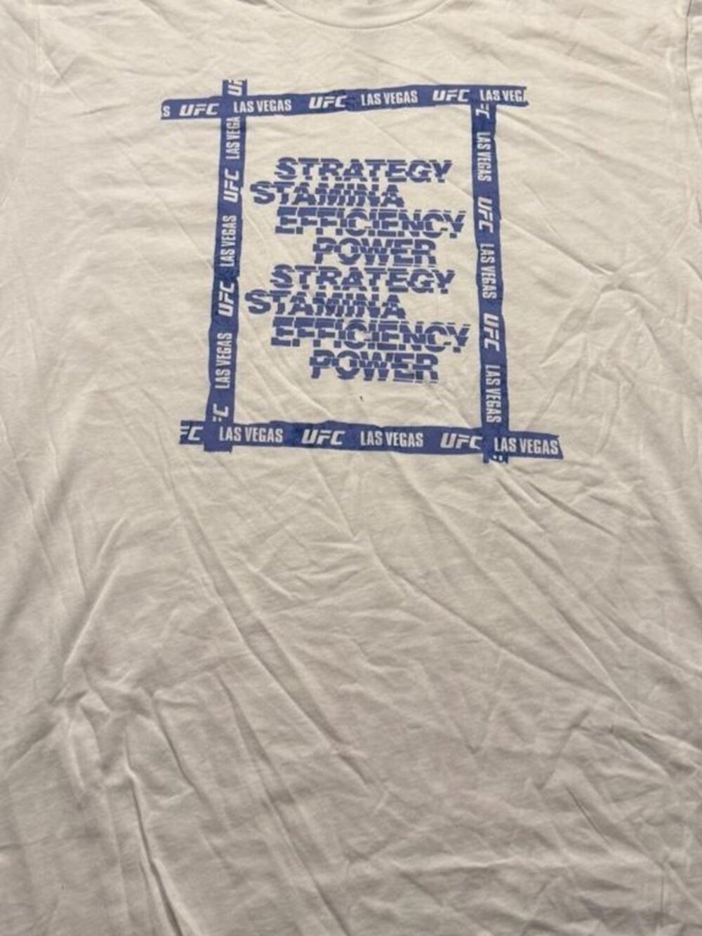 UFC Las Vegas White Graphic Tee | Men's Size XL | NWT
